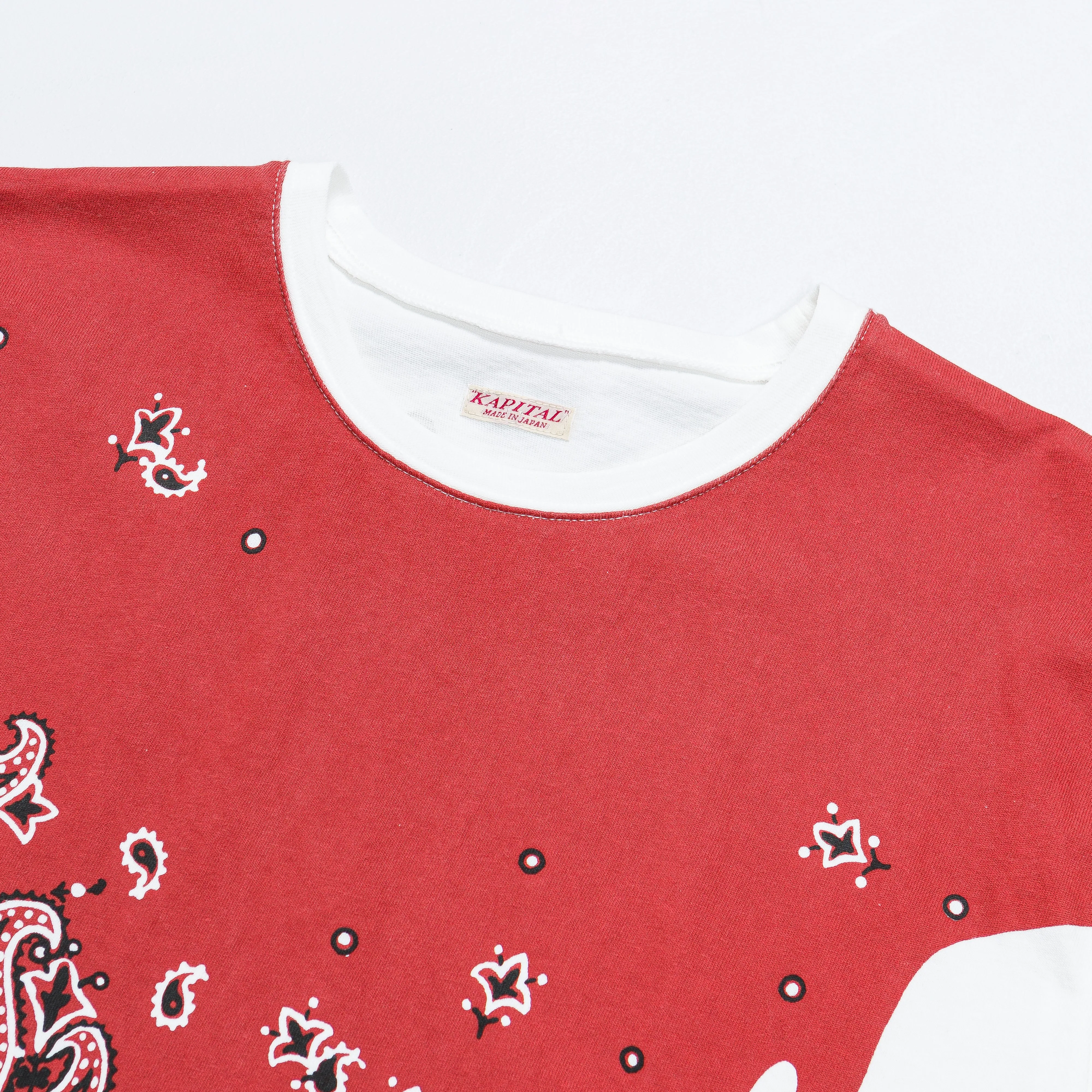 20/-Jersey Crew T (TOROTORO BANDANA) - Red