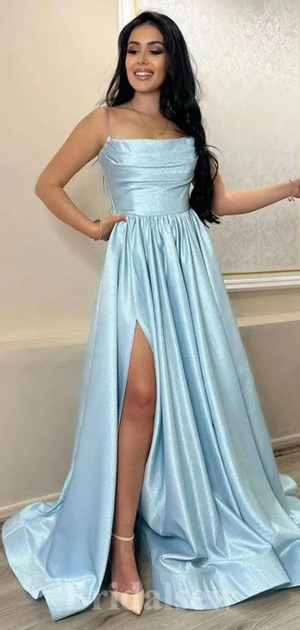 A-line Unique New Best Simple Modest Long Women Evening Prom Dresses PD867