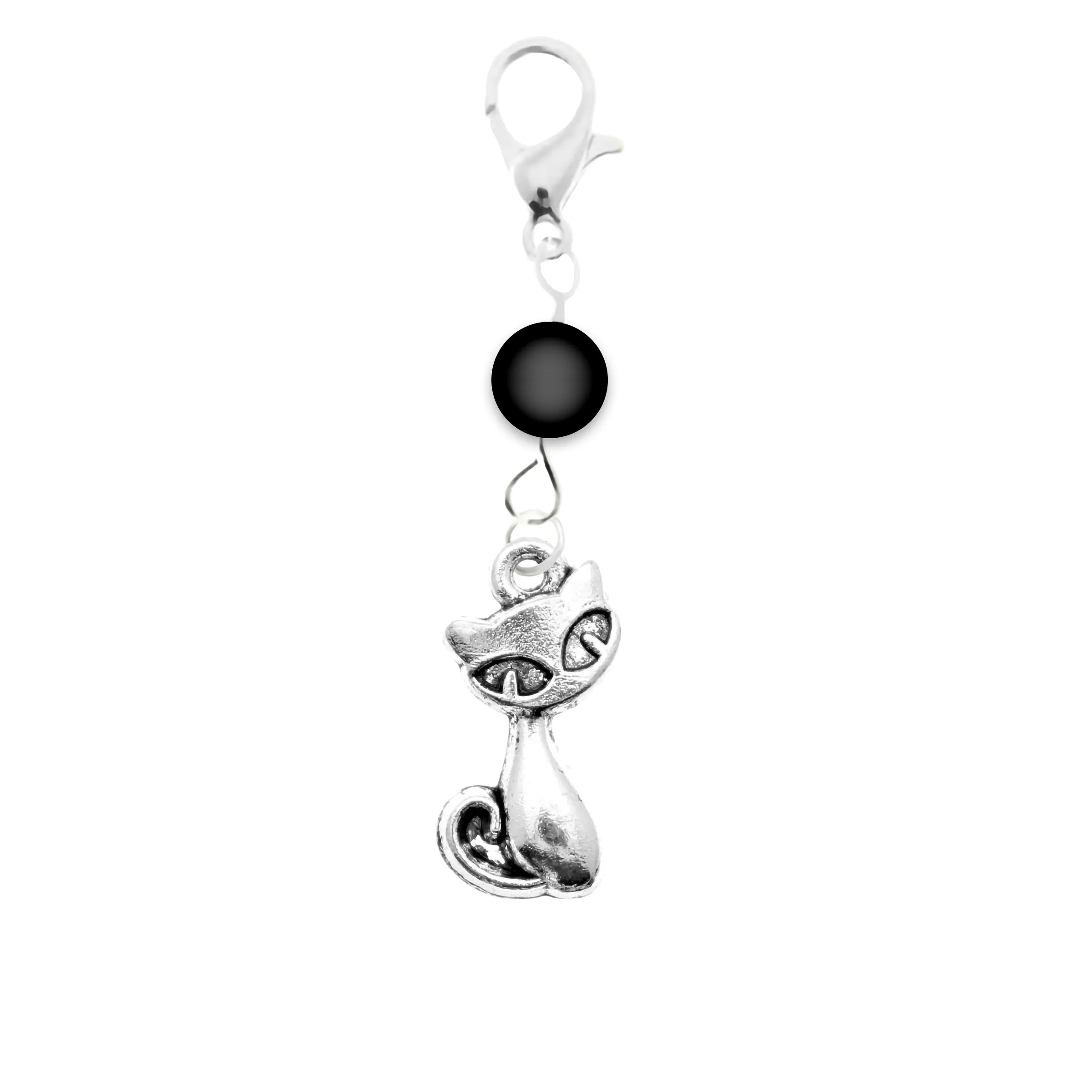 AVBeads Accessory Charm Clips Clip-On Cat Charm ACC-03284-A2