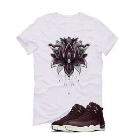 Air Jordan 12 Bordeaux White T Shirt (LOTUS)