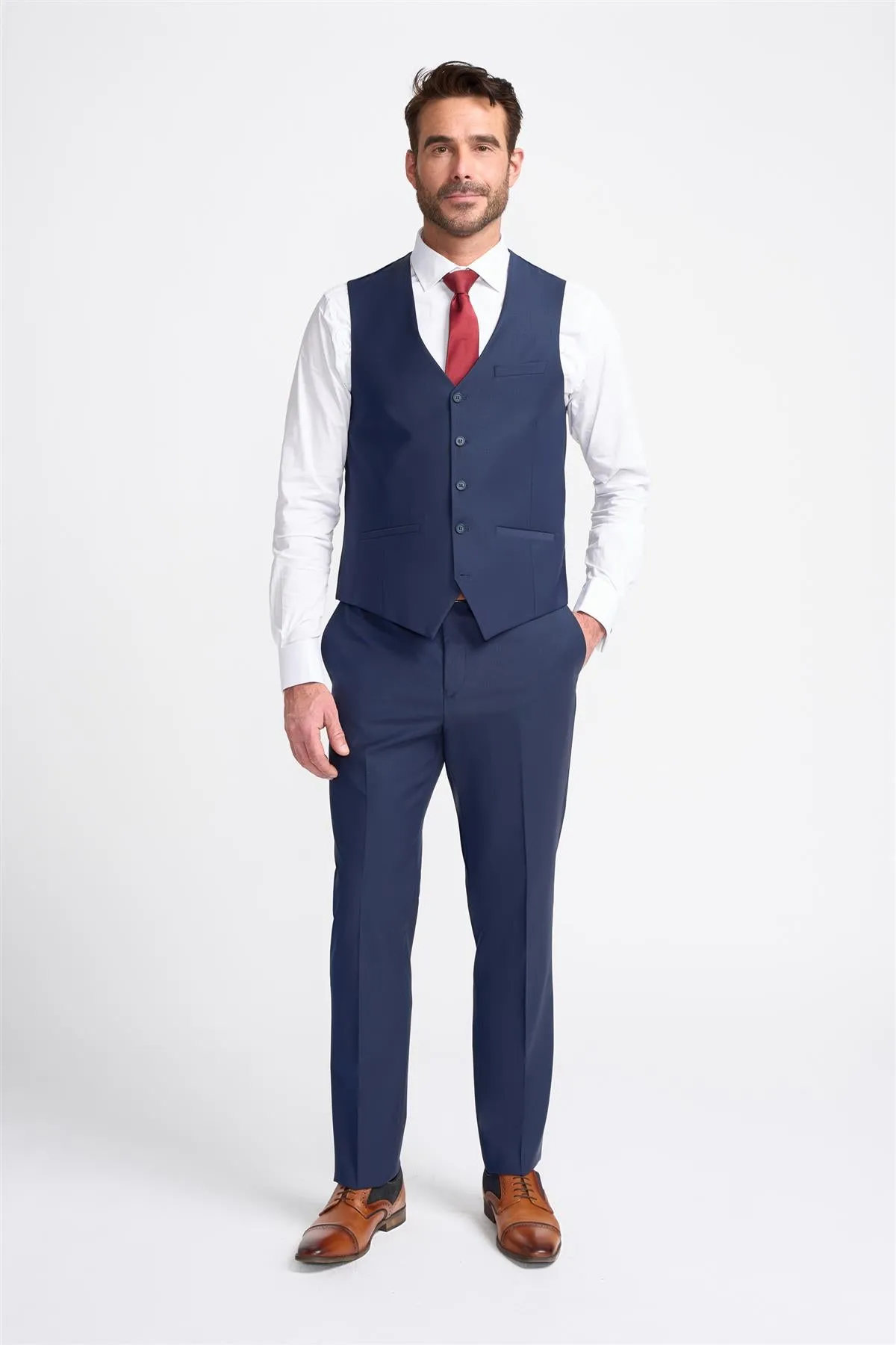 Bond Navy Waistcoat