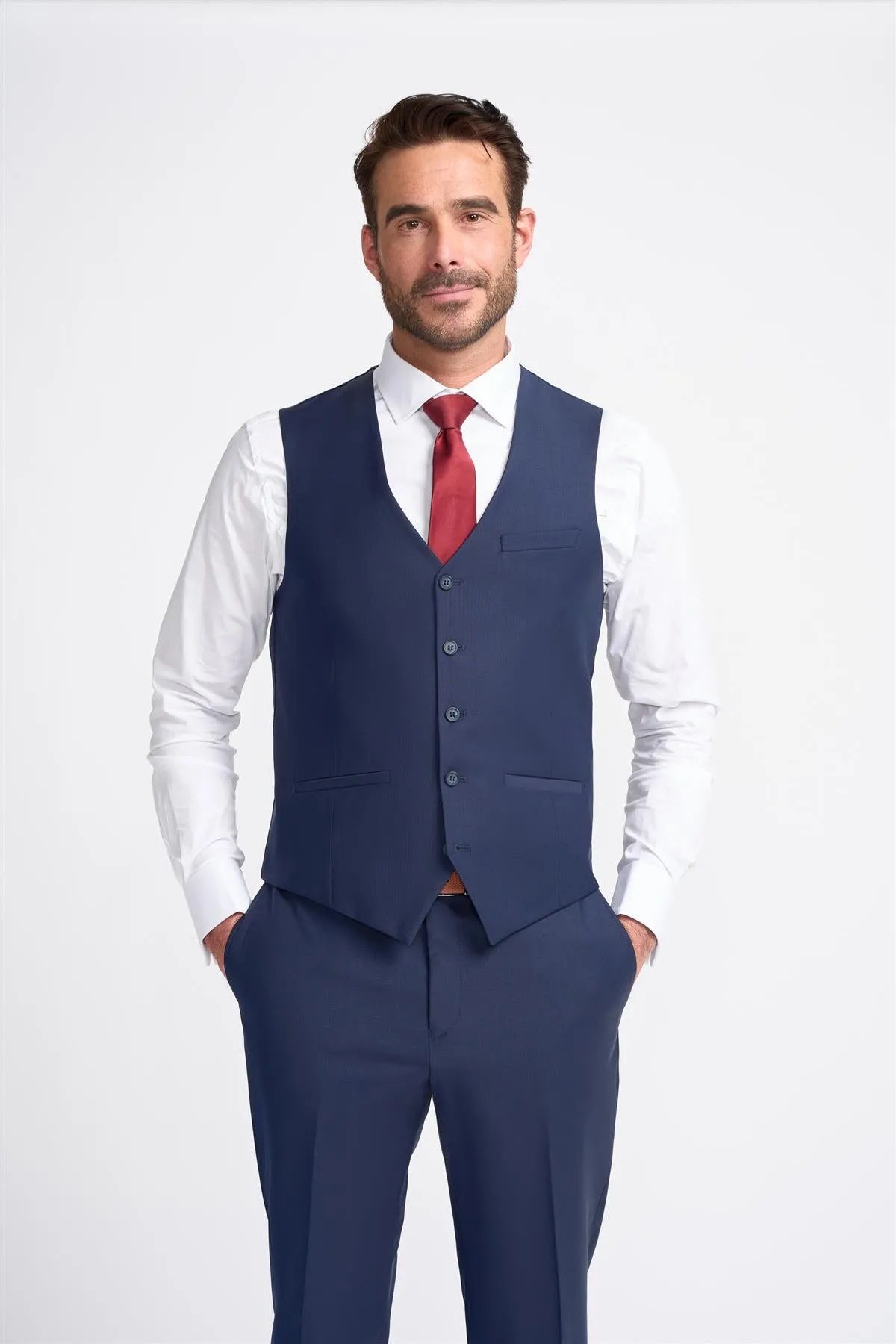 Bond Navy Waistcoat