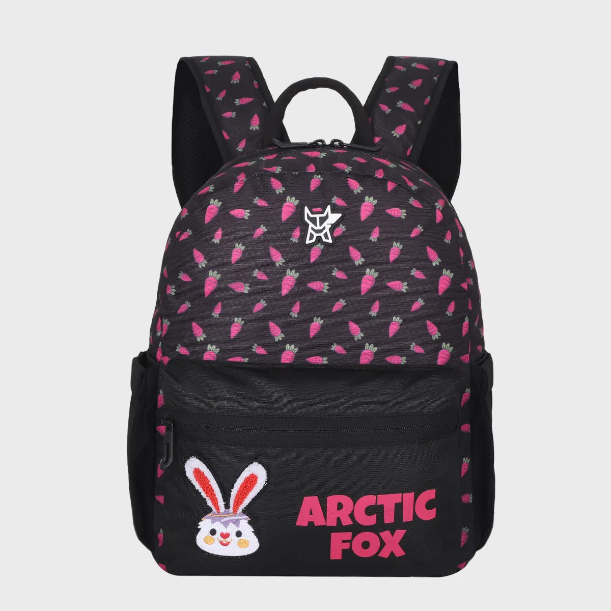 Arctic Fox Bunny Pink School Backpack for Boys and Girls