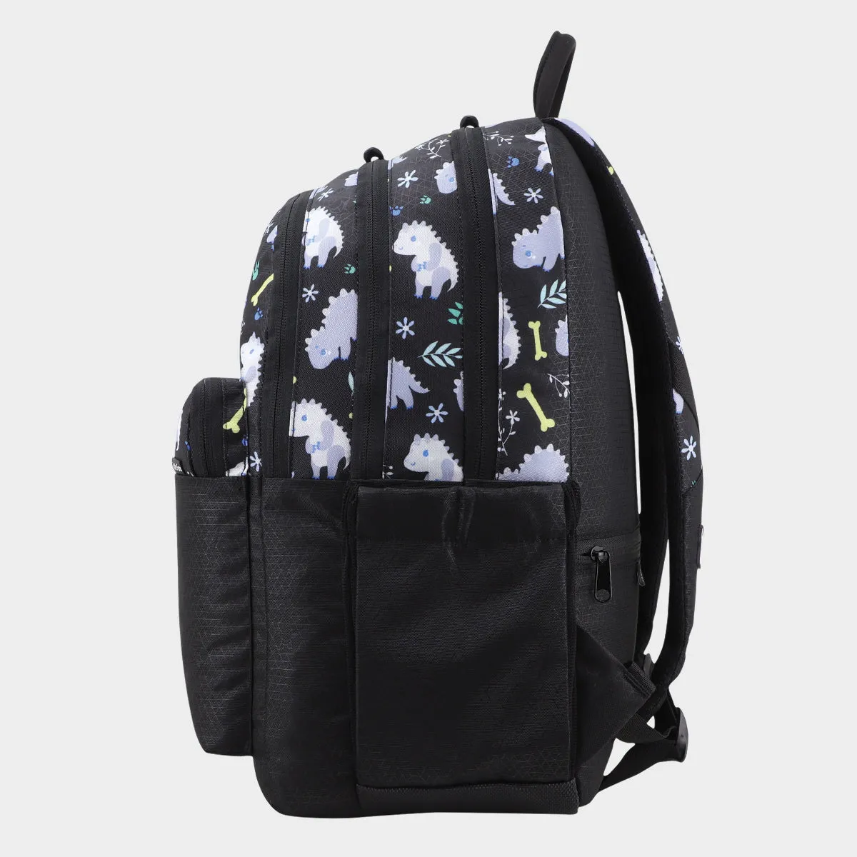 Arctic Fox Saurus Grey School Backpack for Boys and Girls