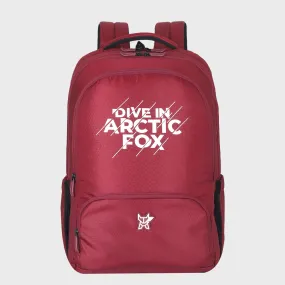 Arctic Fox Hood Tawny Port Laptop Backpack