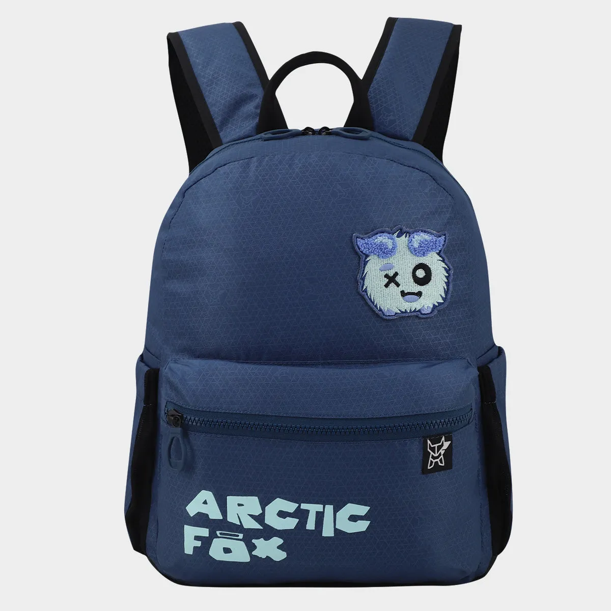 Arctic Fox Puff Dark Denim School Backpack for Boys and Girls