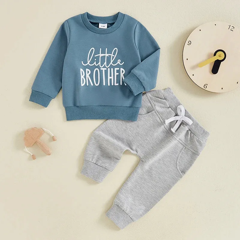 Baby/Toddler Boys LITTLE BROTHER Autumn Loungewear Set