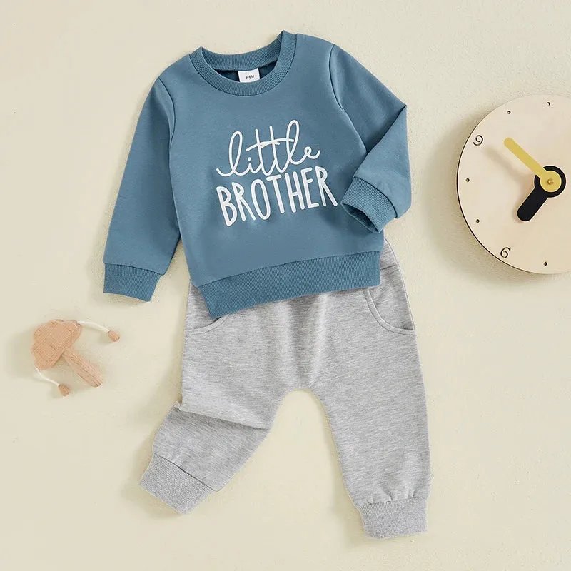 Baby/Toddler Boys LITTLE BROTHER Autumn Loungewear Set