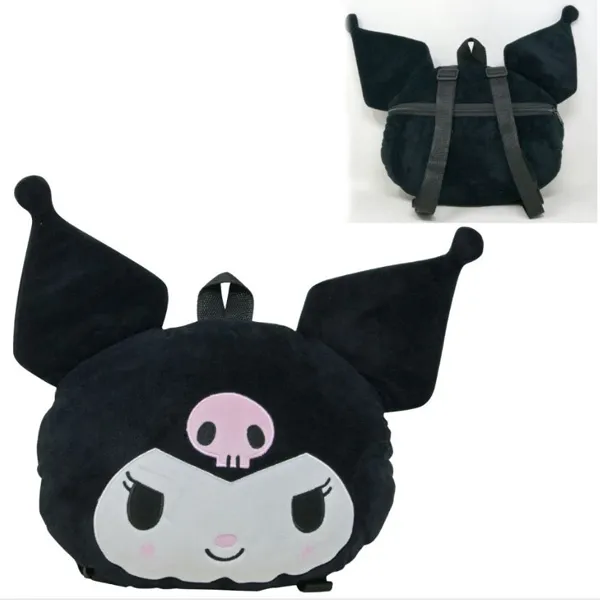 Backpack - Kuromi Plush Head