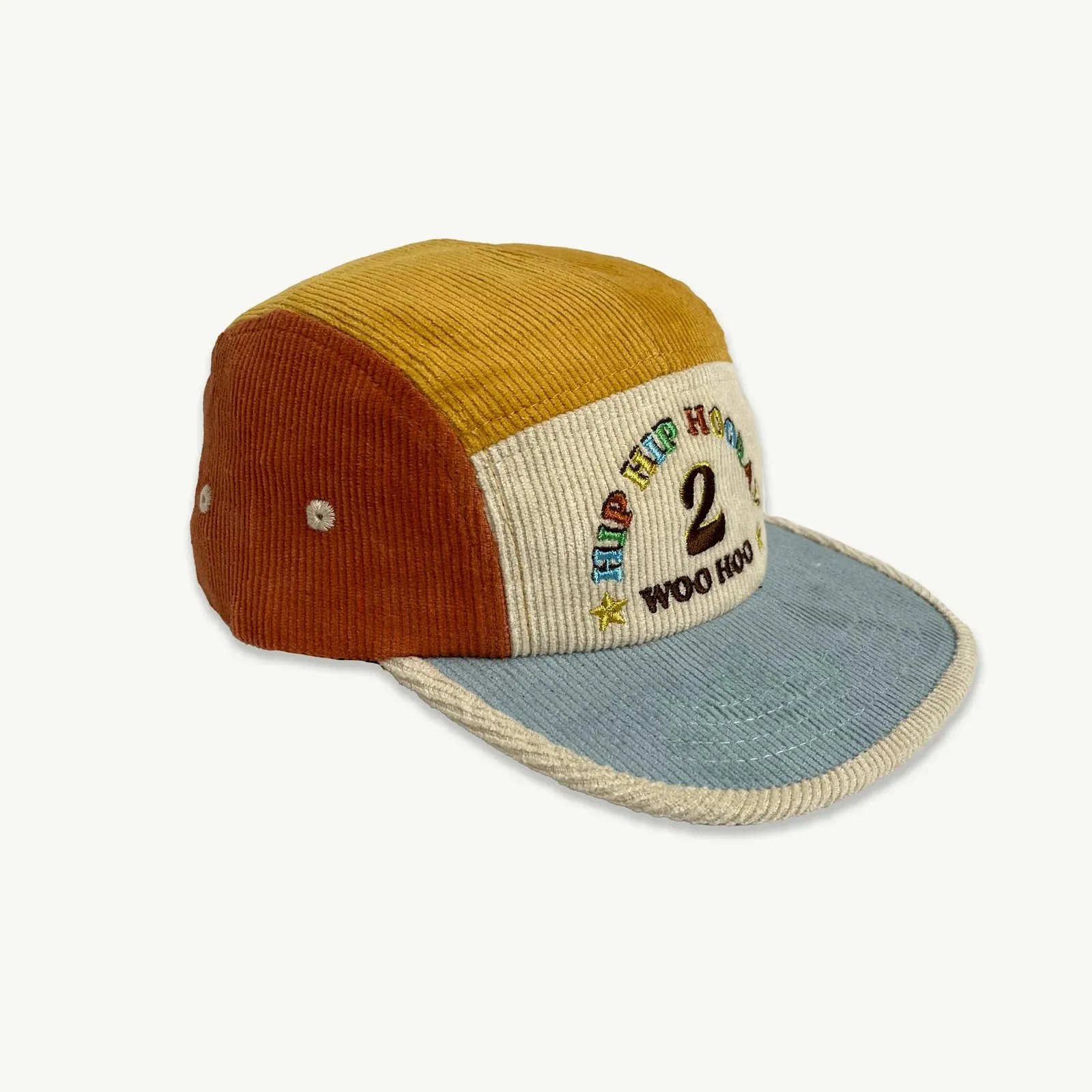 Banabae 2nd Birthday Cord Hat - Primary Spliced