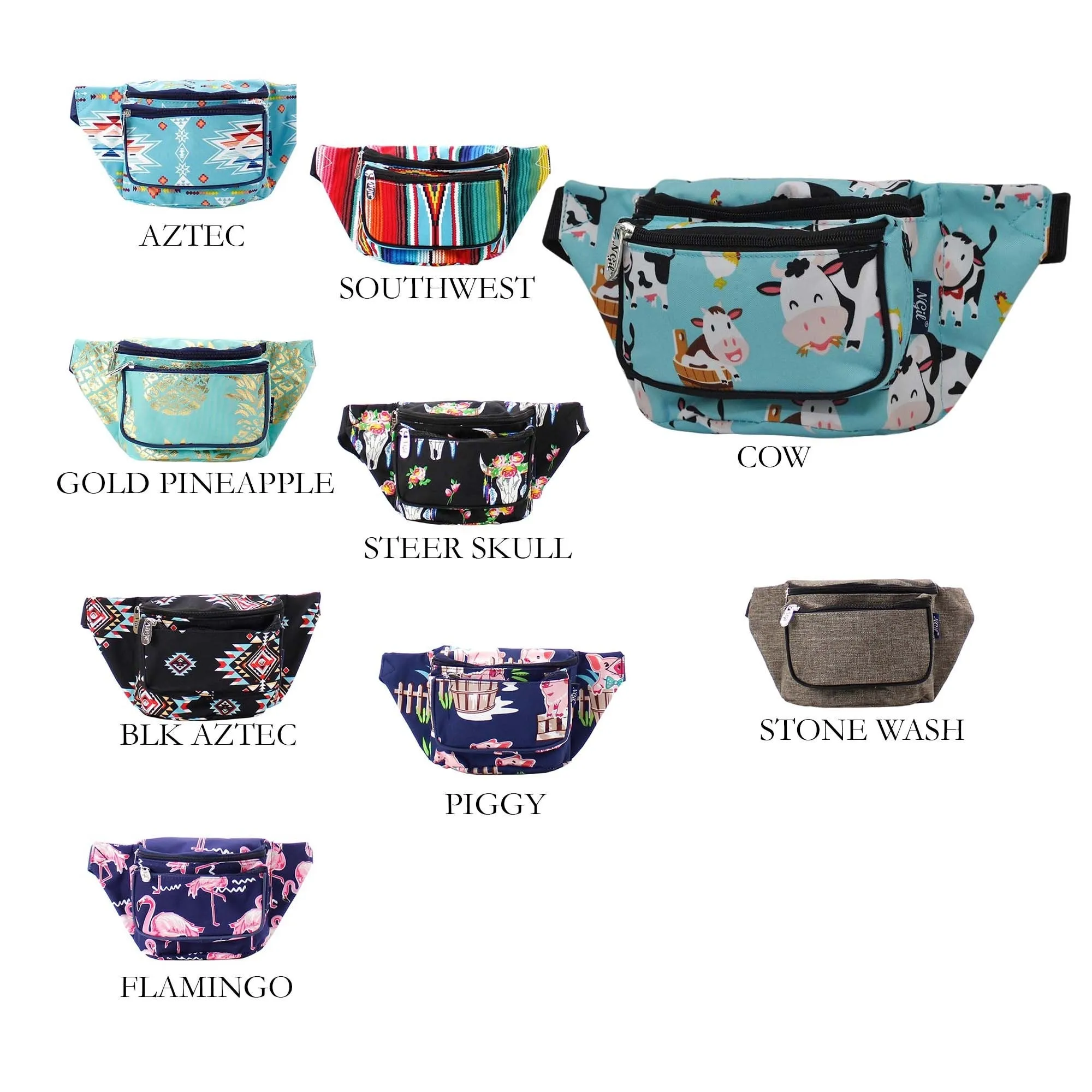 Personalized Travel Fanny packs amusement park bag