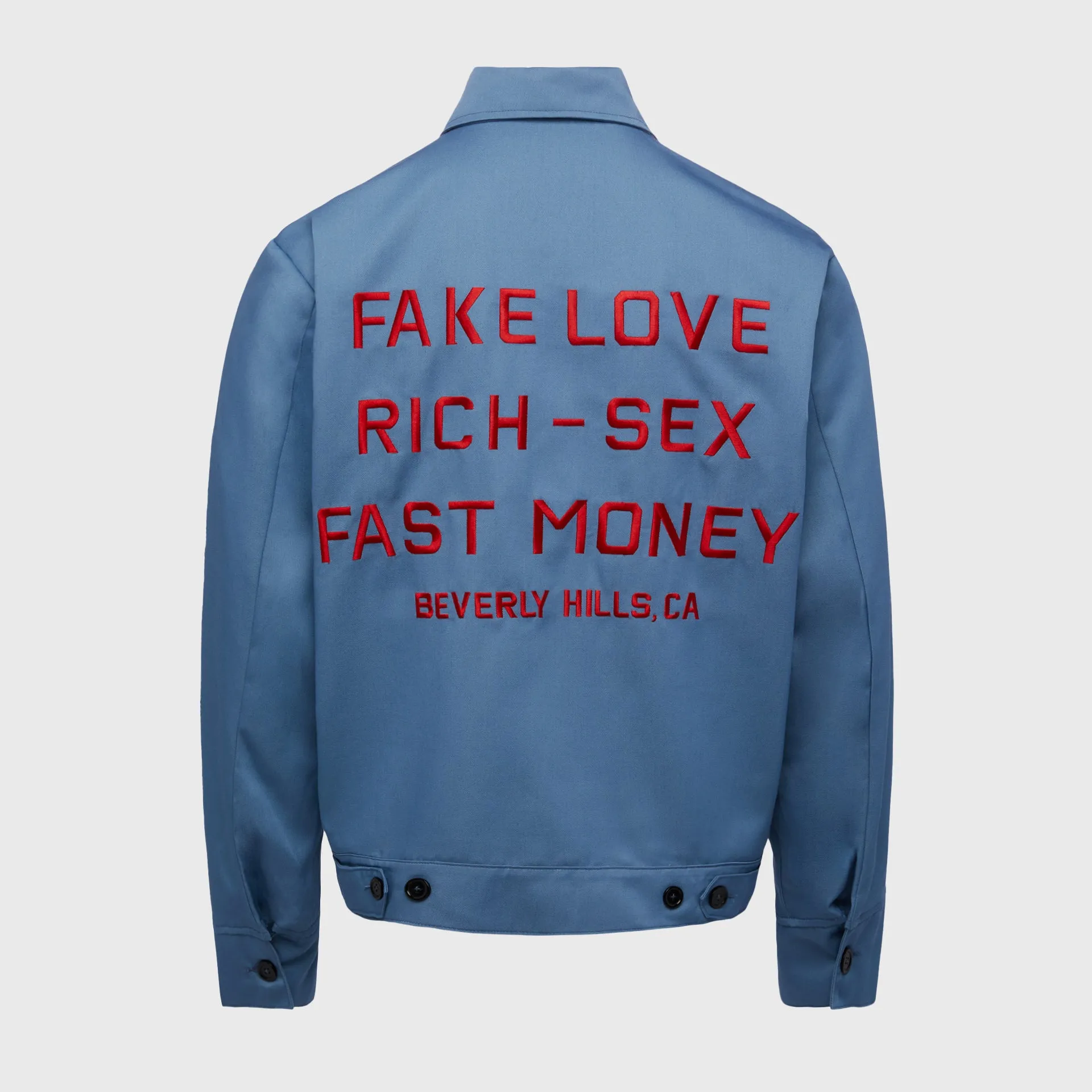 Beverly Hills Twill Jacket Blue