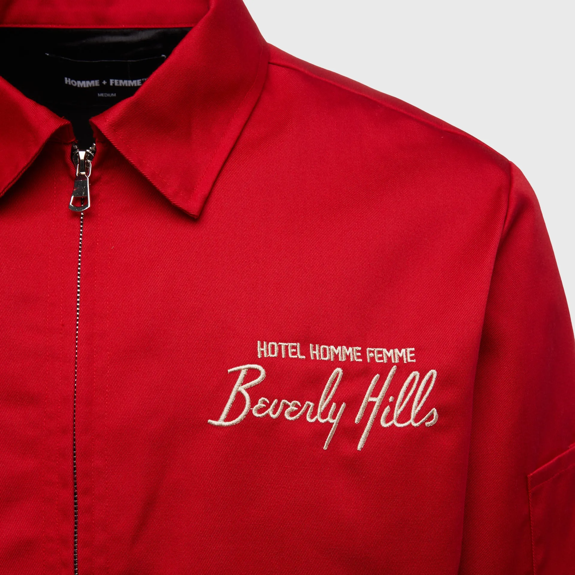 Beverly Hills Twill Jacket Red