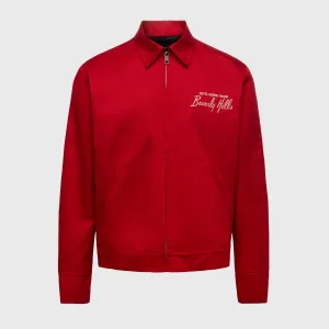 Beverly Hills Twill Jacket Red