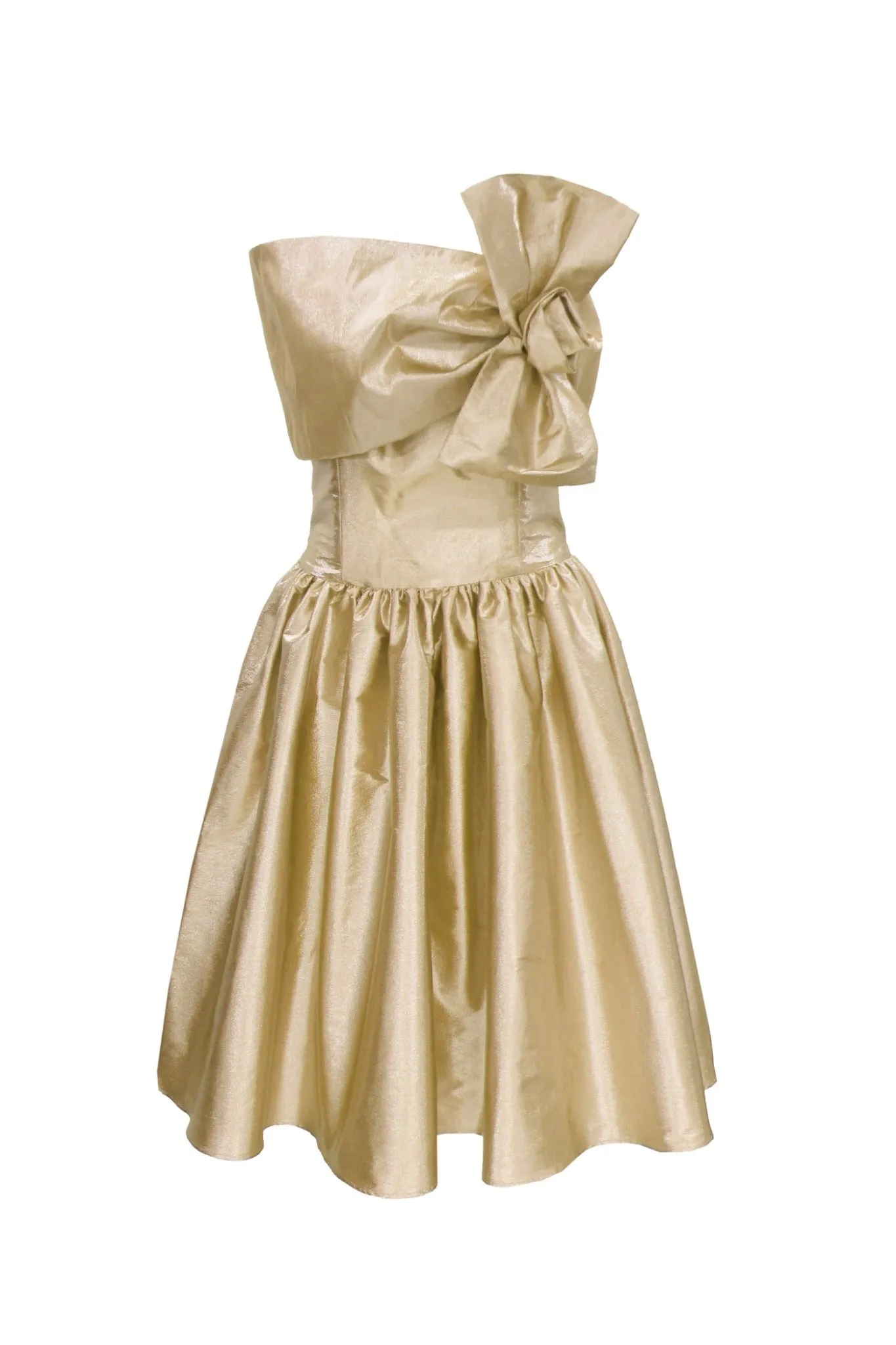 Big Ribbon Dress / Gold