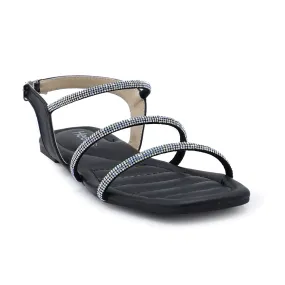 Black Fancy Sandal 060008