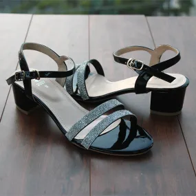 Black Heel Sandal for women