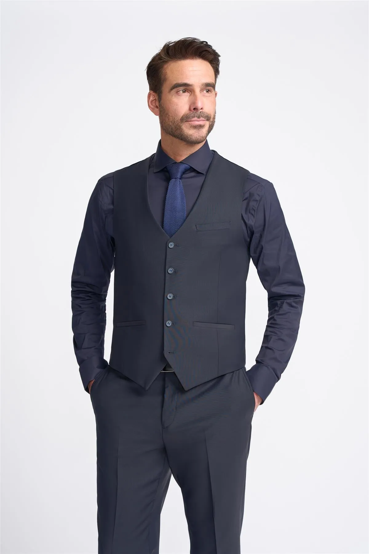 Bond Midnight Blue Waistcoat