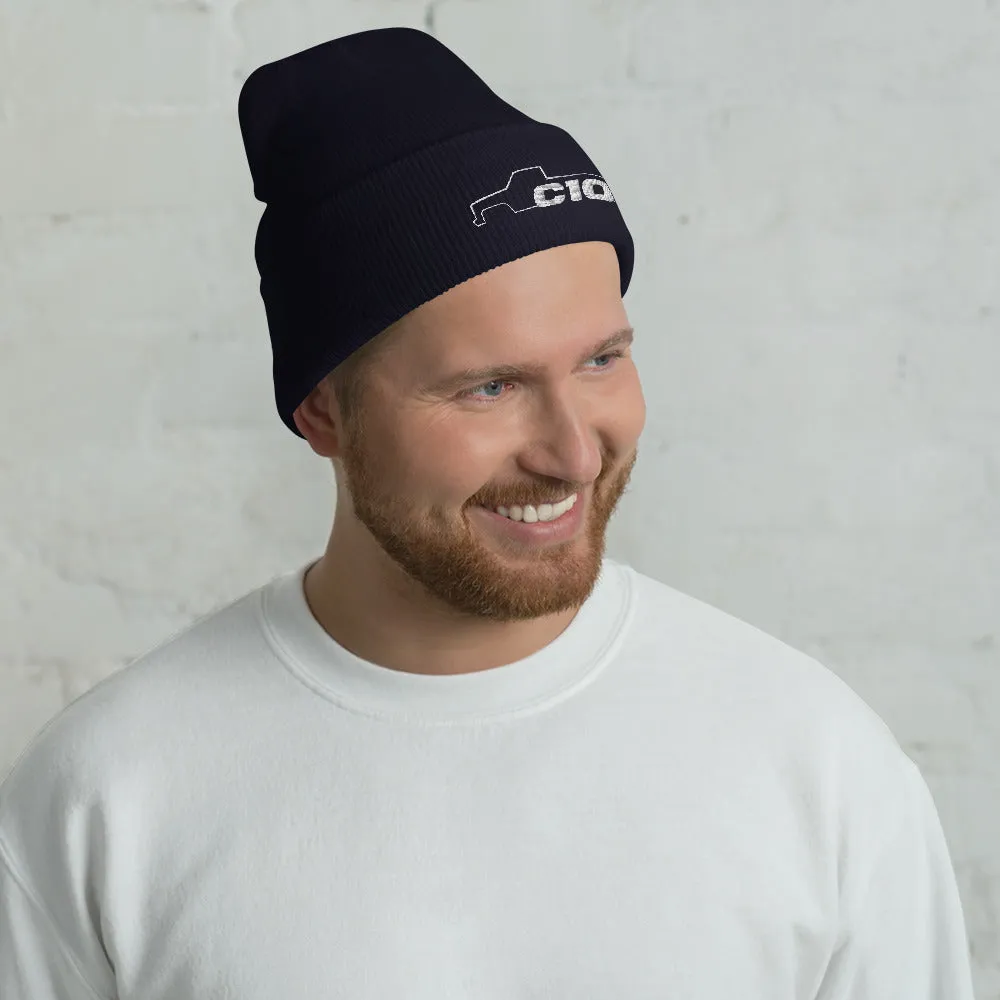 C10 Squarebody Square Body Winter Hat Cuffed Beanie