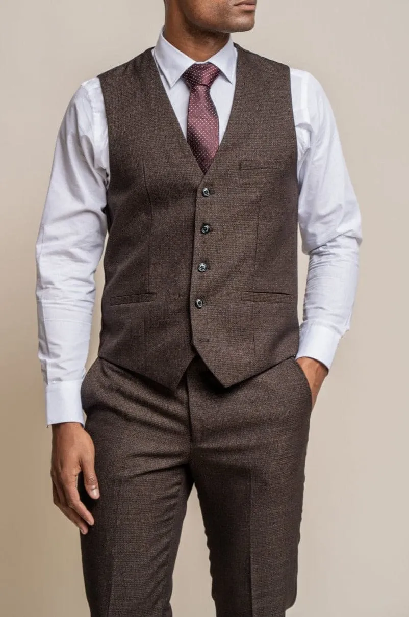 Cavani Caridi Men's Slim Fit Waistcoat