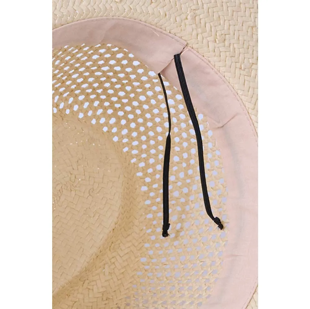 C.C Net Pattern Panama Hat