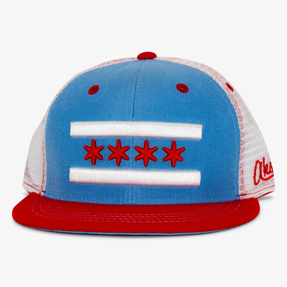 Chicago Flag Trucker Hat