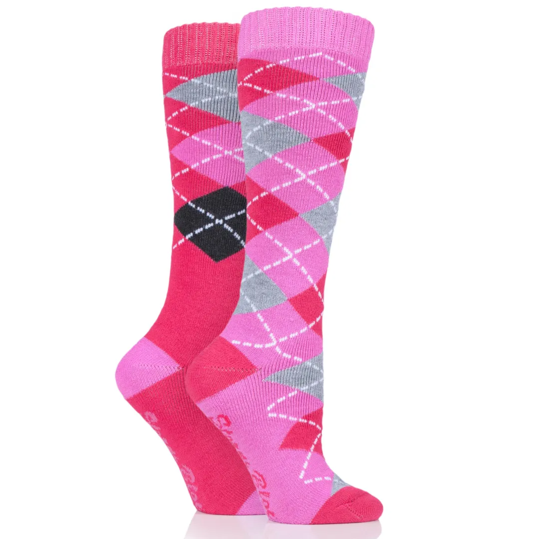 Storm Bloc Ladies Argyle Taunton Long Socks