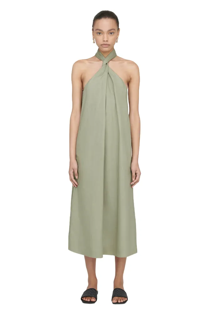 Cosette Dress - Green Khaki