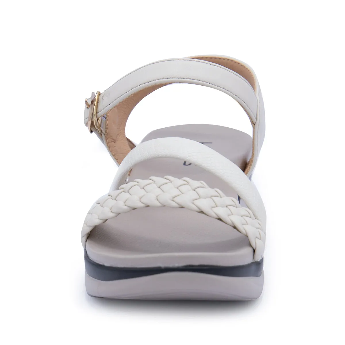 Cream Pu Sandal 079052