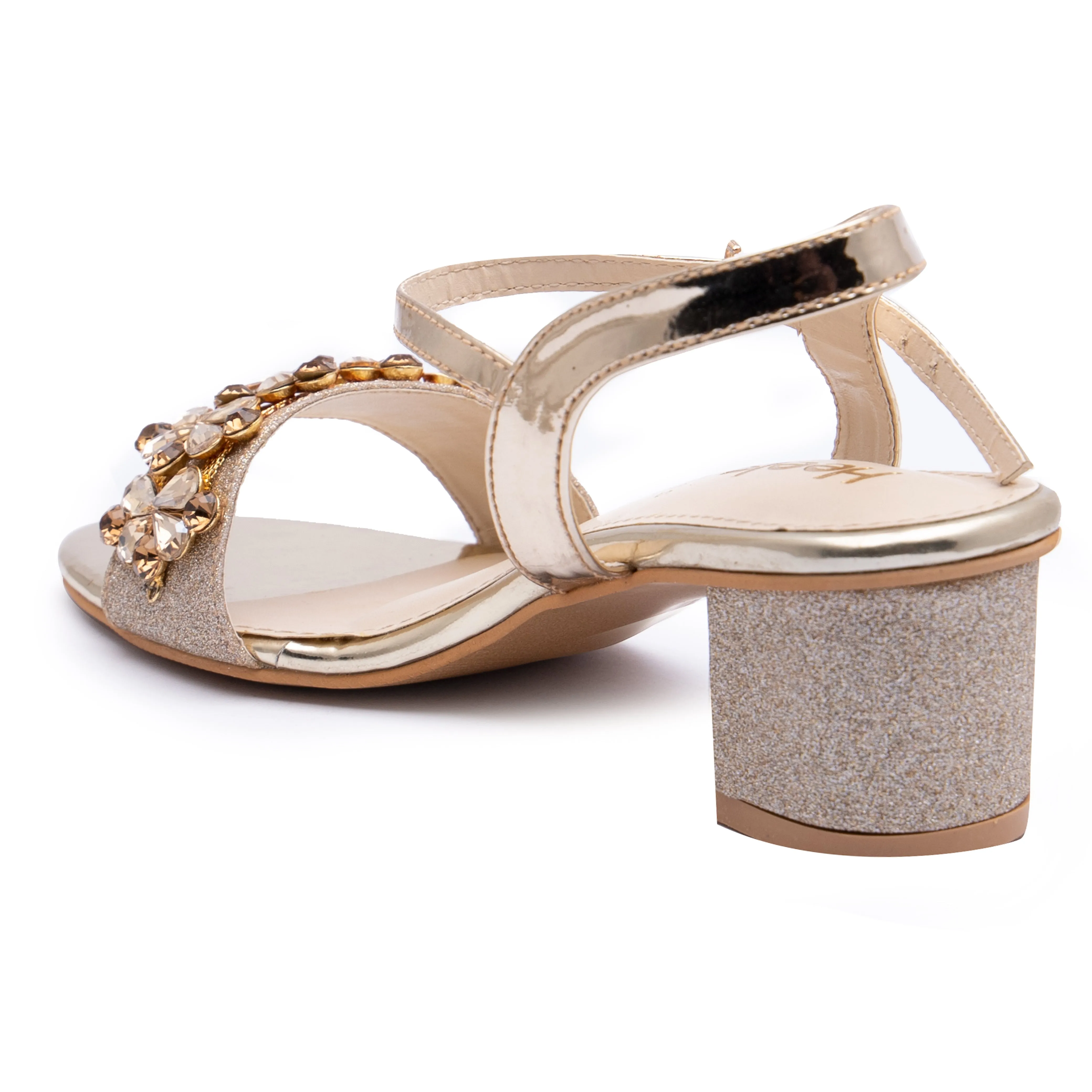 Golden Bridal Sandal 066545