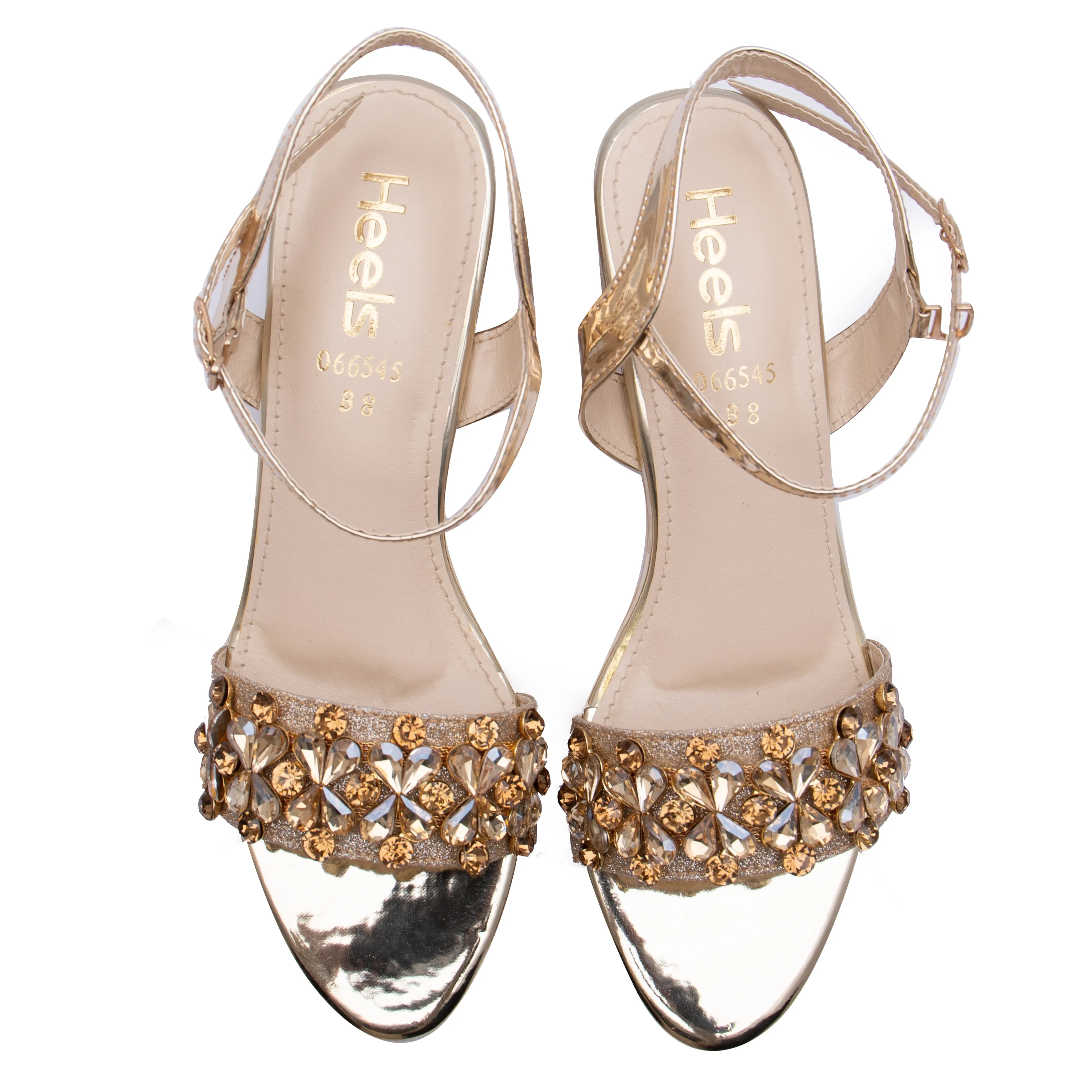 Golden Bridal Sandal 066545