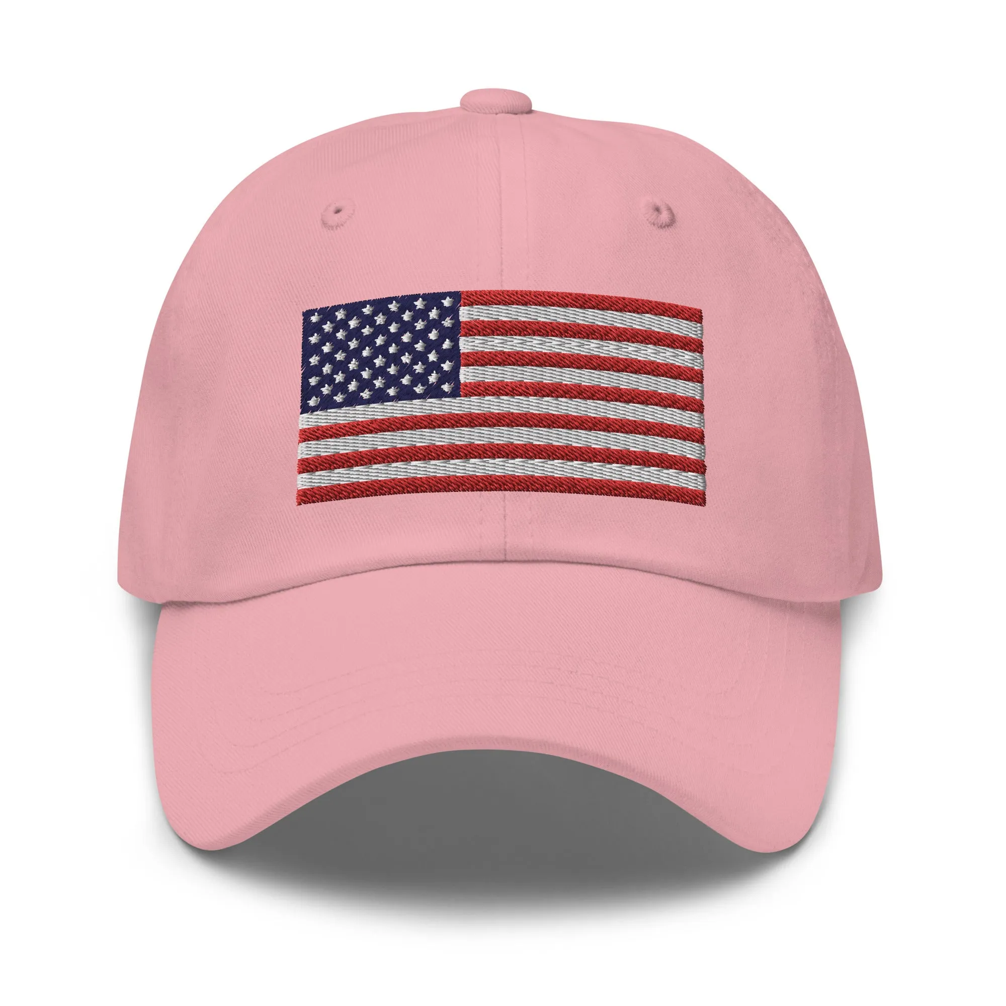 Embroidered USA Flag Dad Hat