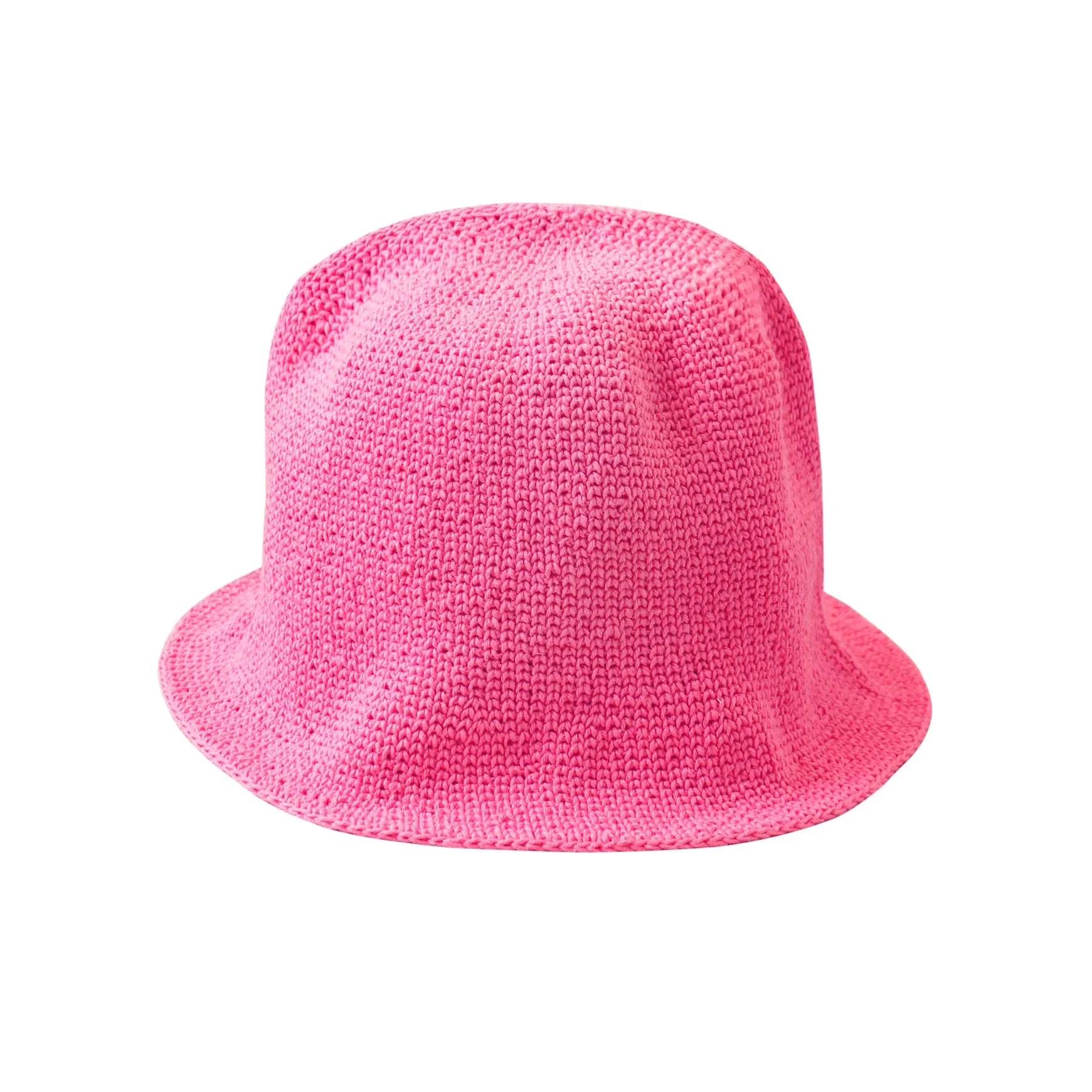 FLORETTE Crochet Bucket Hat, in Pink