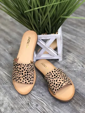 Follow Along Sandal Cheetah Print