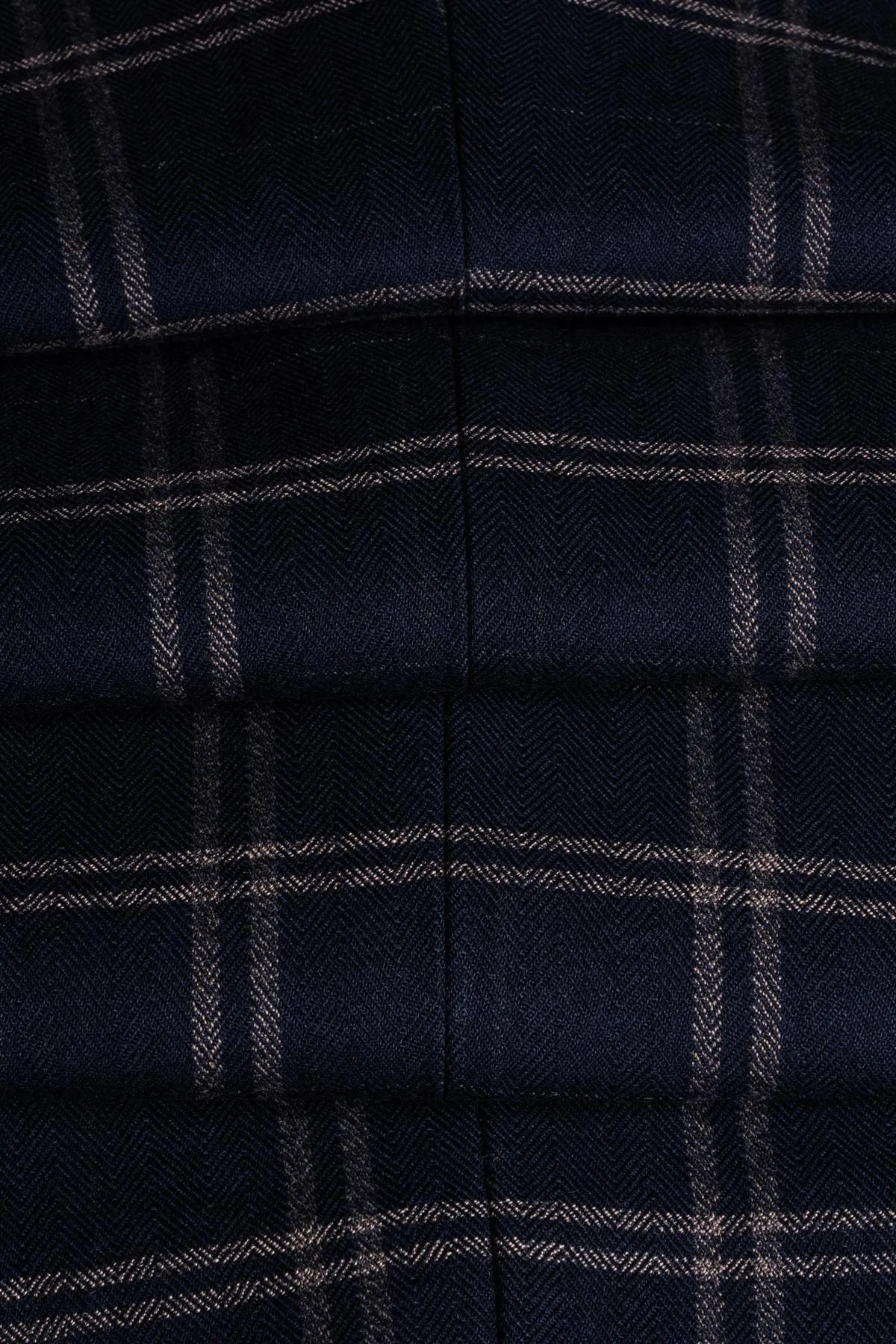 Hardy Navy Check Waistcoat