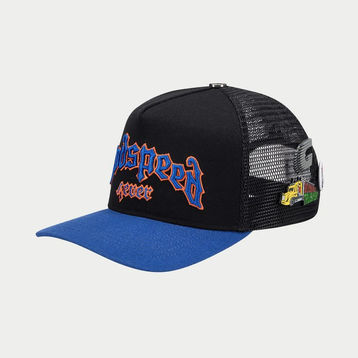 GODSPEED GS FOREVER TRUCKER HAT BLACK/METS BLUE