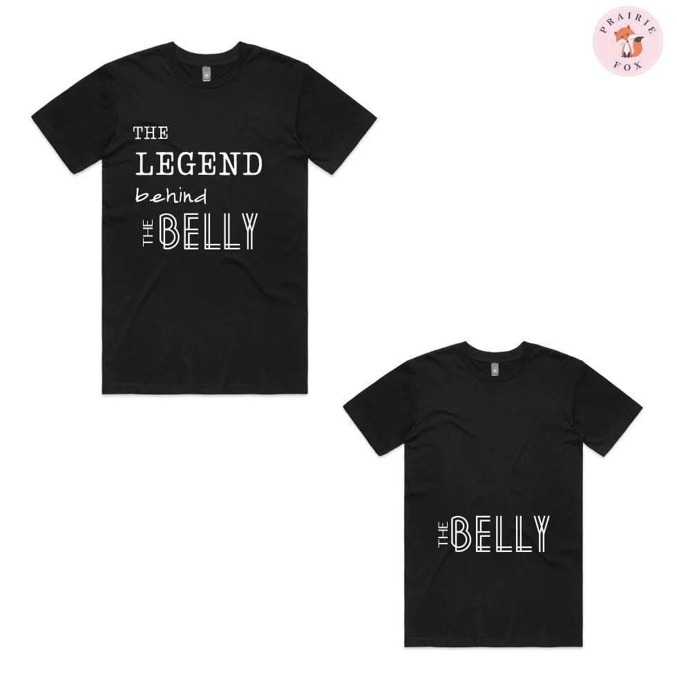 Announcement Couple The Belly Tshirt