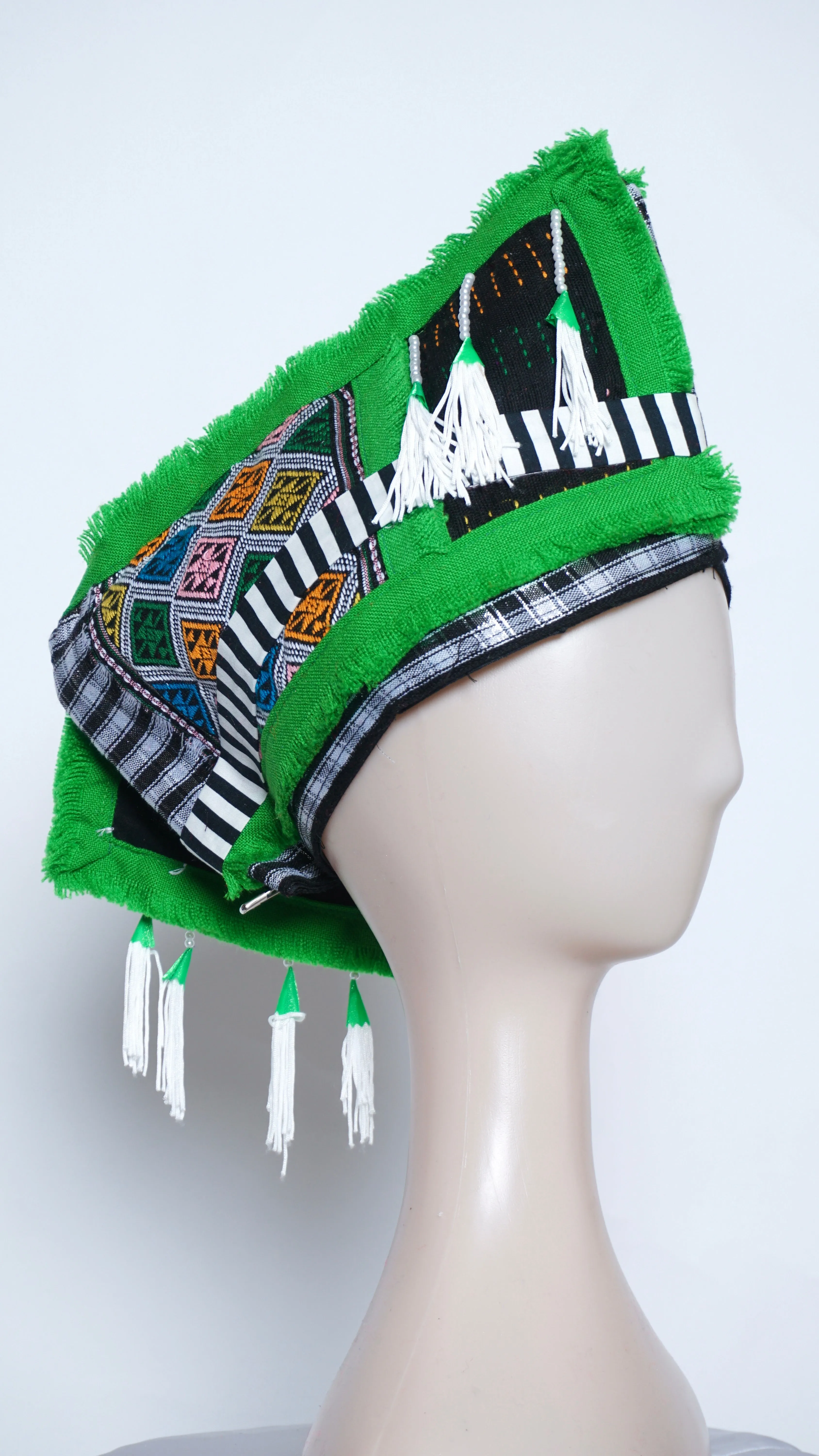 Green Rooster Hat