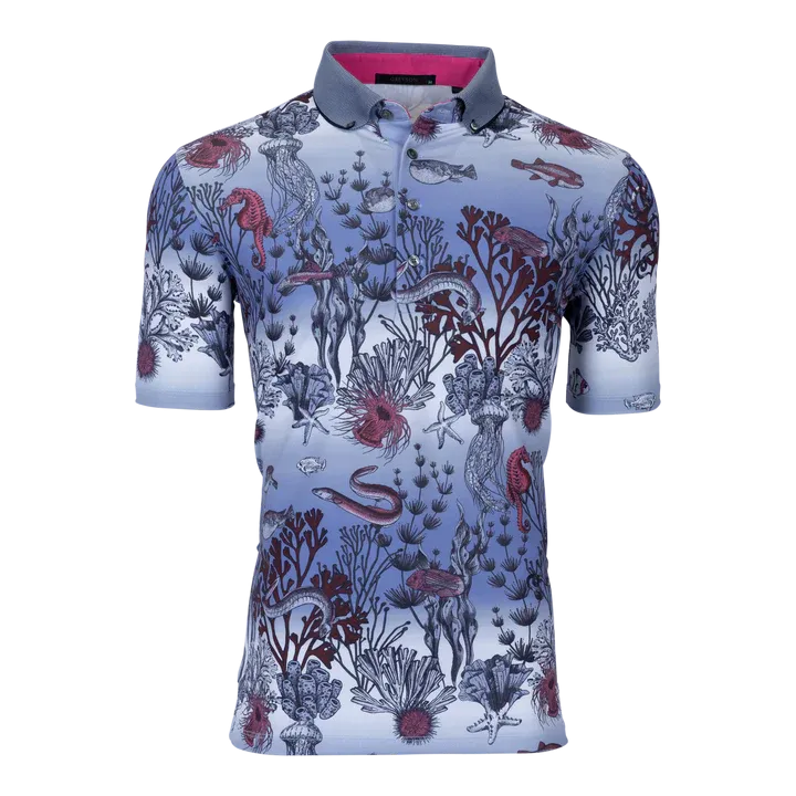 GREYSON Poison Coral Polo