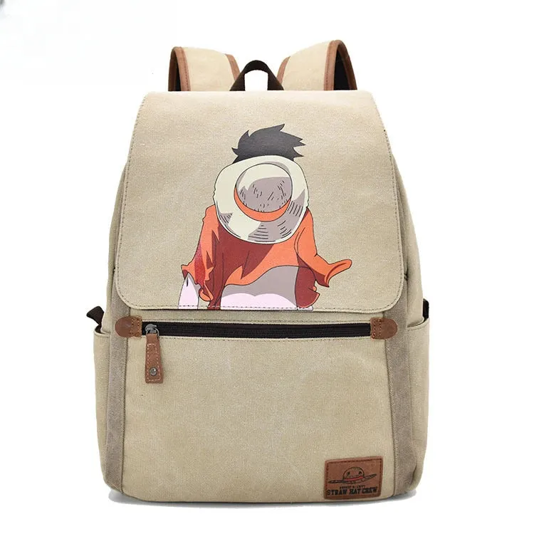 Anime Backpacks, School Bags, One Piece, Luffy, Naruto, Goku, Student Backpacks