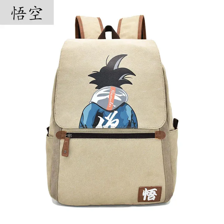 Anime Backpacks, School Bags, One Piece, Luffy, Naruto, Goku, Student Backpacks