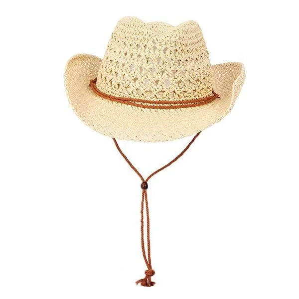 Handmade Straw Hat Western Cowboy Hat 41605510C