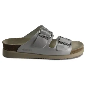 Hester Metallic Leather Women's Slide Sandals