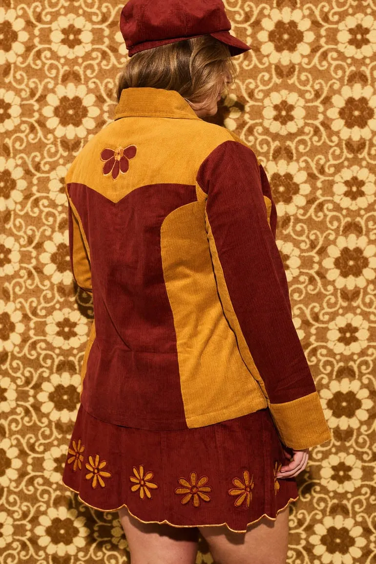 Honey Hi Corduroy Flower Jacket