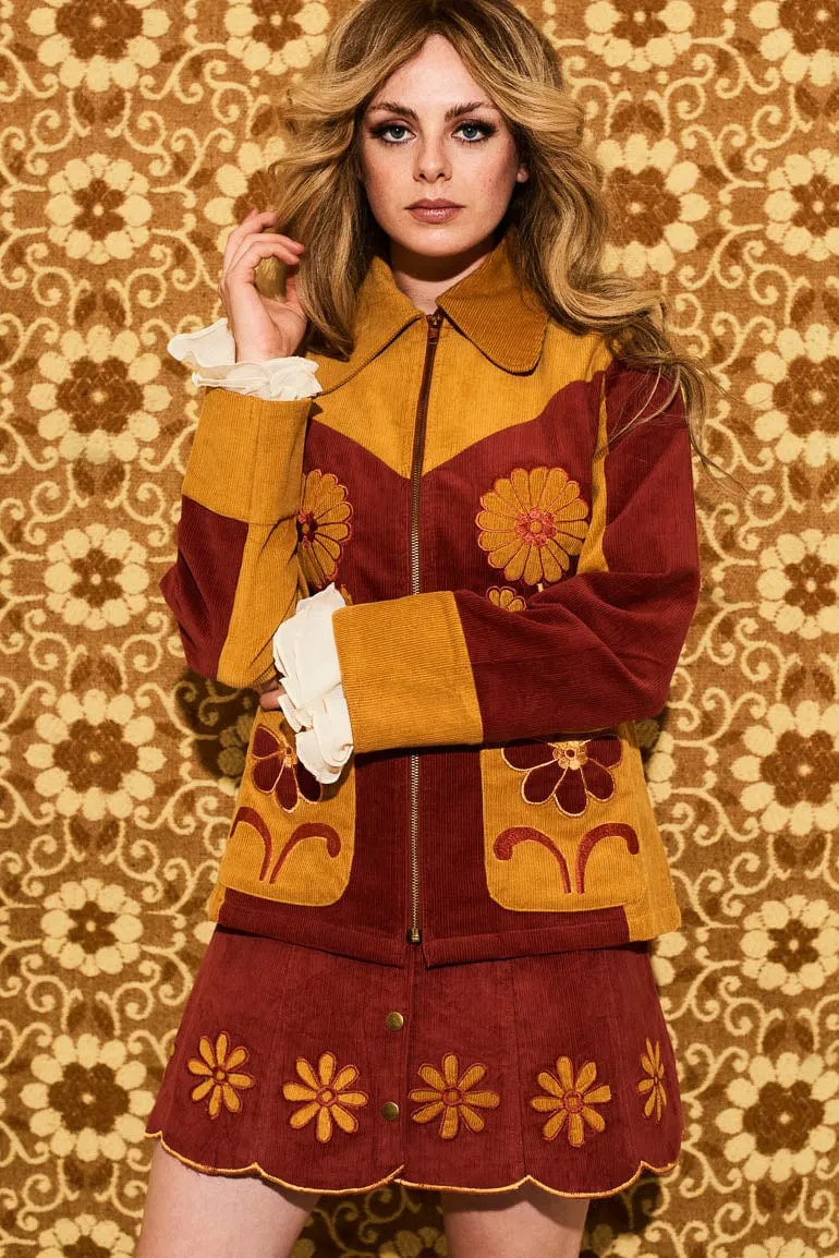 Honey Hi Corduroy Flower Jacket