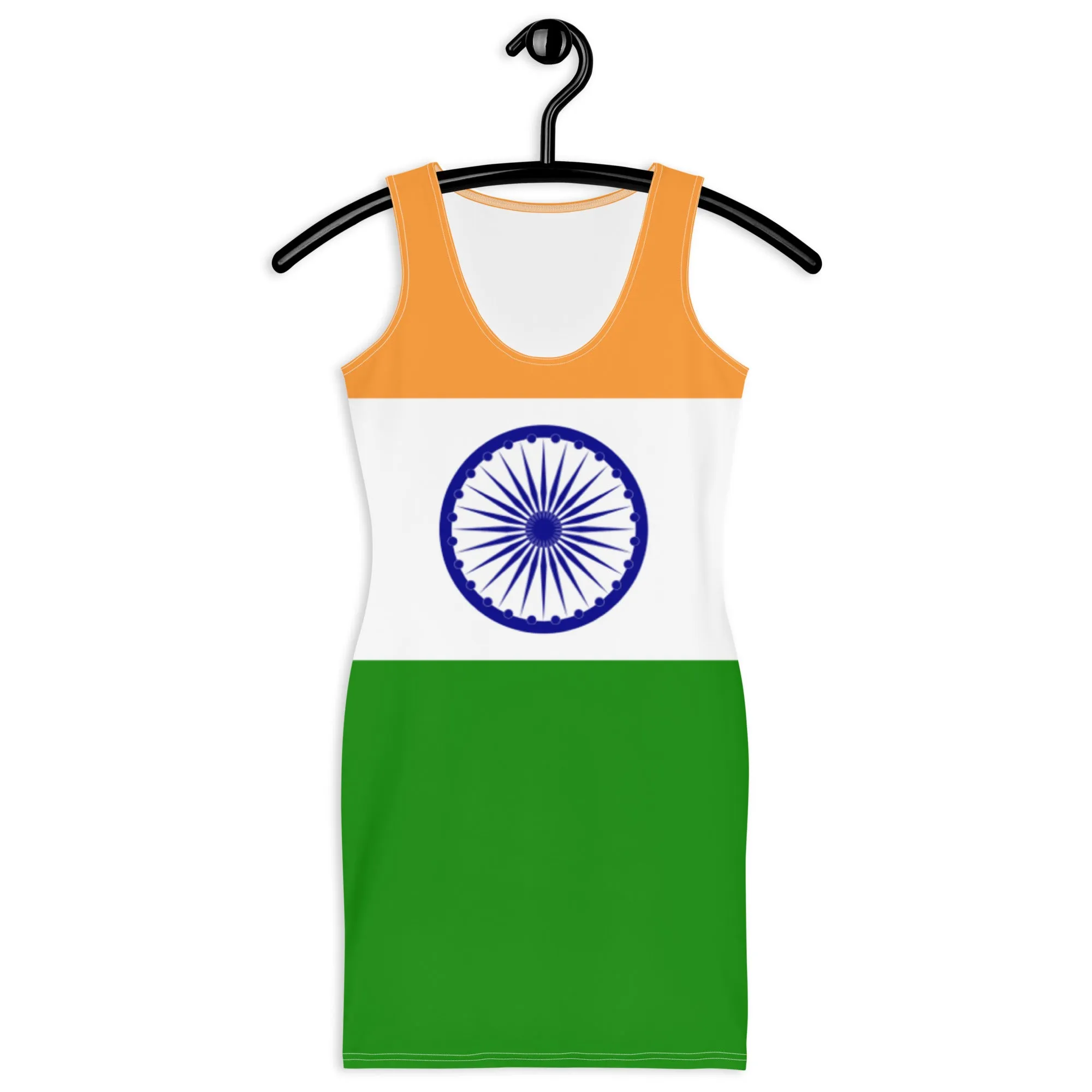 Indian Dress With Colors Of The India Flag / India Clothing Style For Patriot Day