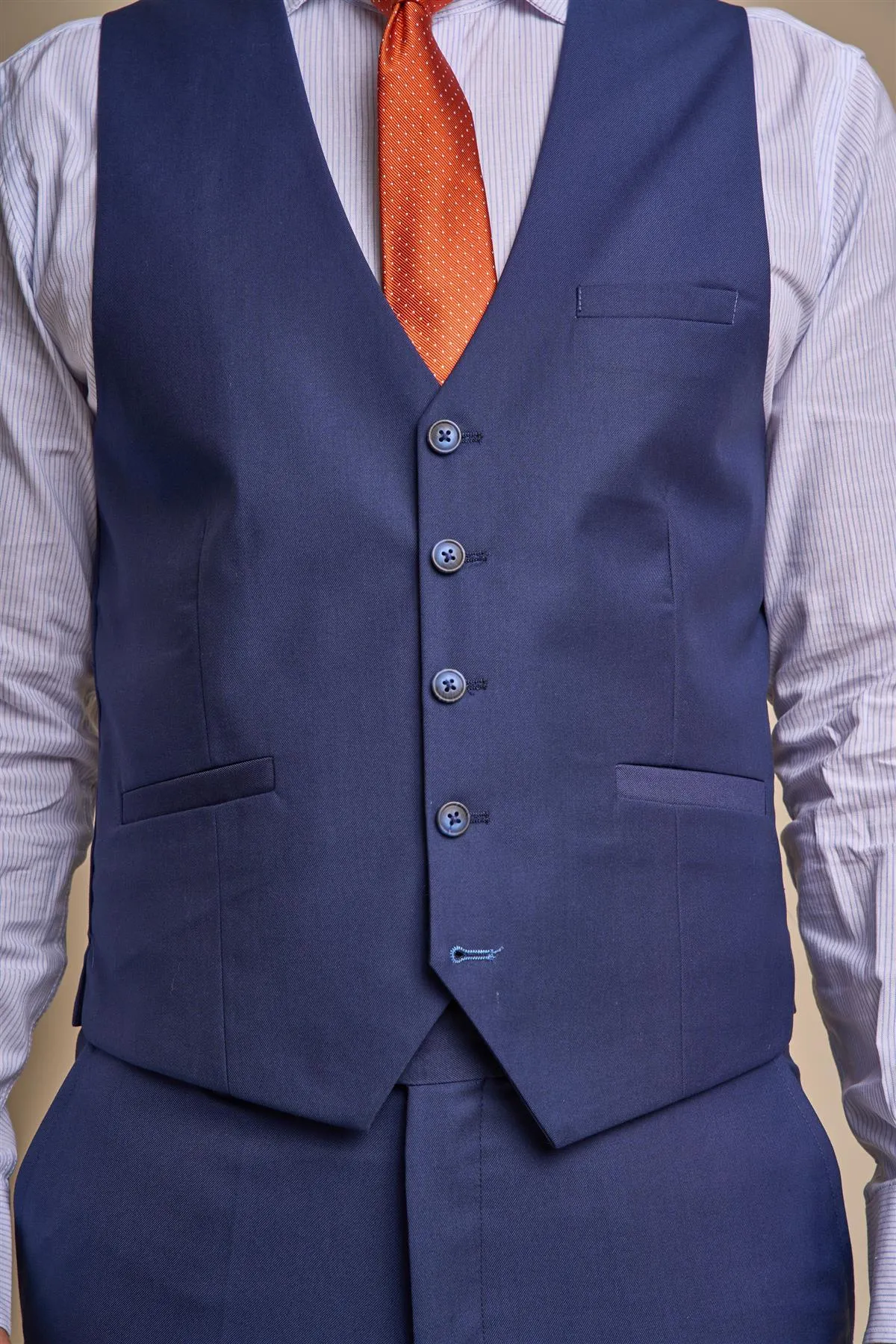 Jefferson Navy Waistcoat