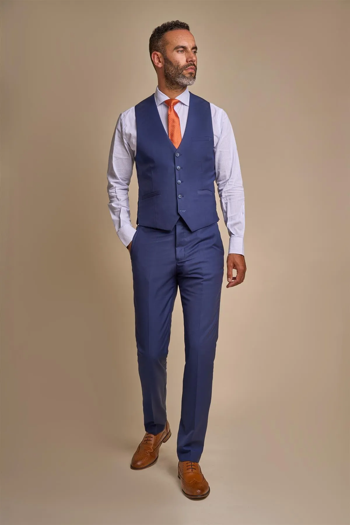 Jefferson Navy Waistcoat