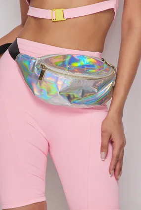 Iridescent Glossy Fanny Pack