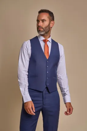 Jefferson Navy Waistcoat